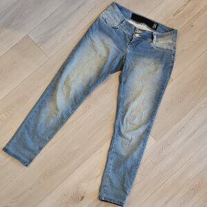 Y2K Low Rise Bedazzled Six One Skinny Jeans